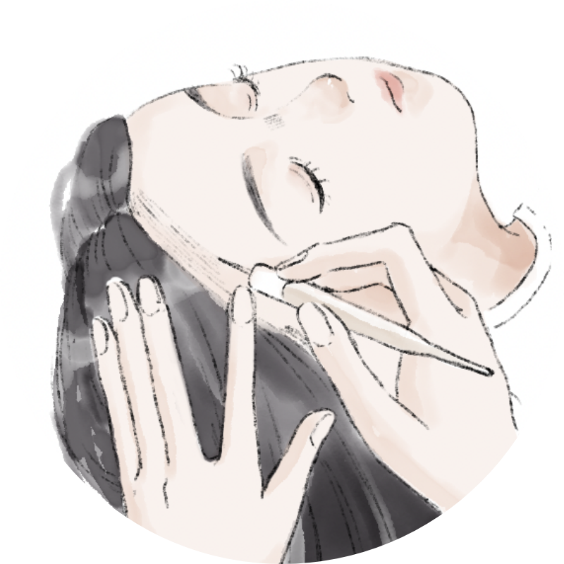 施術プラン_ヘアアートメイク（ヘアタトゥー）